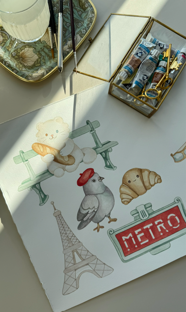 The Print Behind Every Doux Rêves, From Drawing To Fabric.
